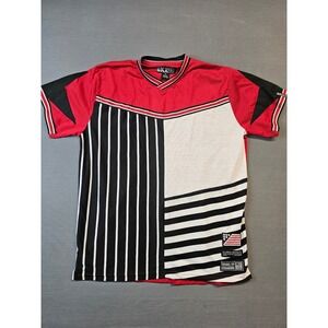 BKX T Shirt Brooklyn USA Ricky Singh 25th Anniversary Red Black & White Mens XL